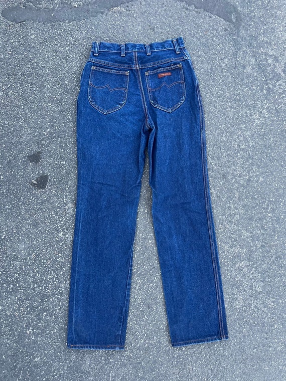 Vintage 70’s Wrangler Dark Wash No Fault Jeans - image 7