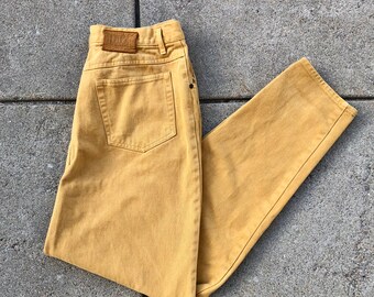 mustard yellow jeans