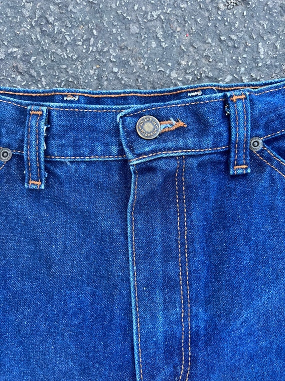 Vintage 70’s Wrangler Dark Wash No Fault Jeans - image 4