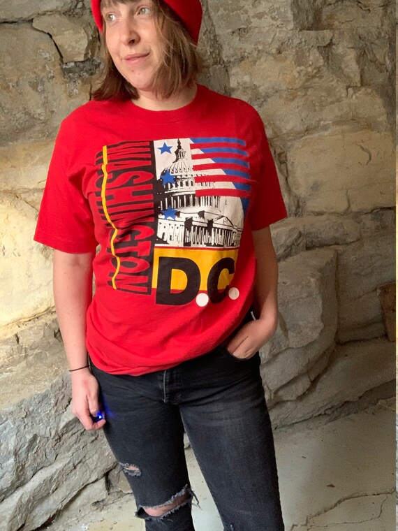 Vintage Washington DC Tshirt Graphic Tee 90's Shir