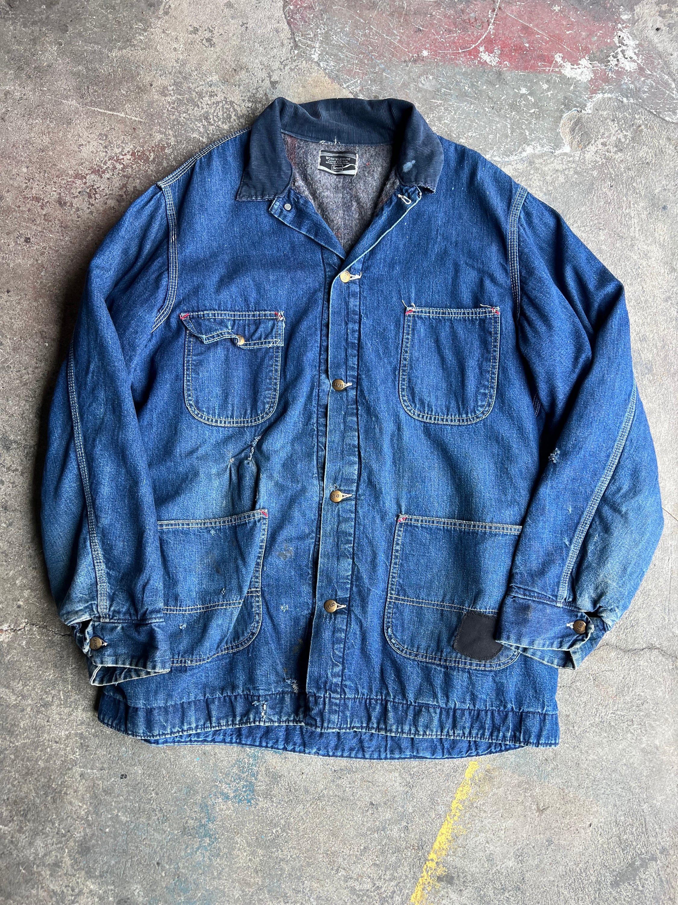 70's Sears Work'N Leisure Denim Chore Jacket