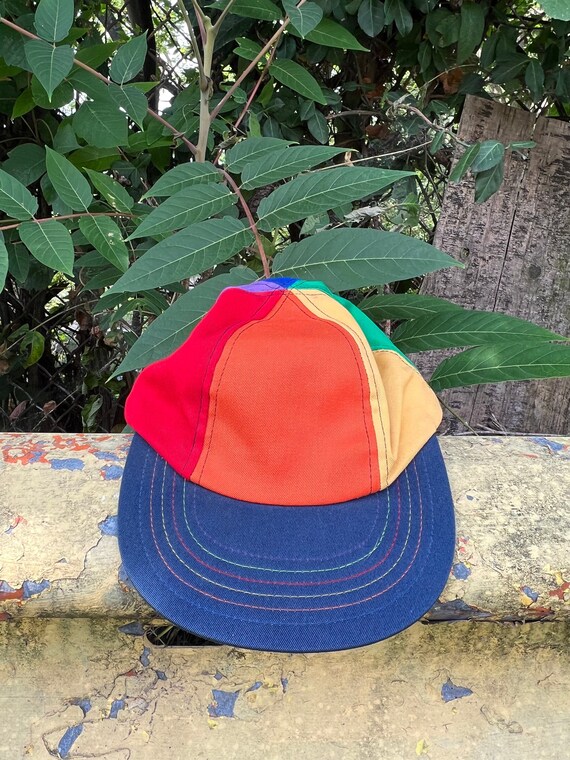 80s colorful cap - Gem