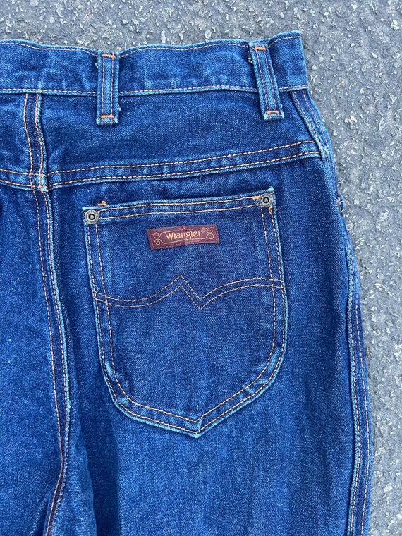 Vintage 70’s Wrangler Dark Wash No Fault Jeans - image 2