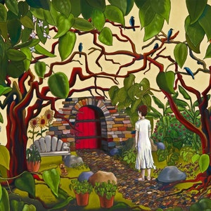 The Door in the Red Garden