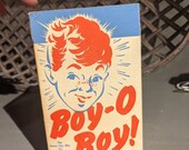 Small Vintage 1930 39 s Boy O Boy Pop Corn Box- Old - Original Queen City Cincinnati, Ohio
