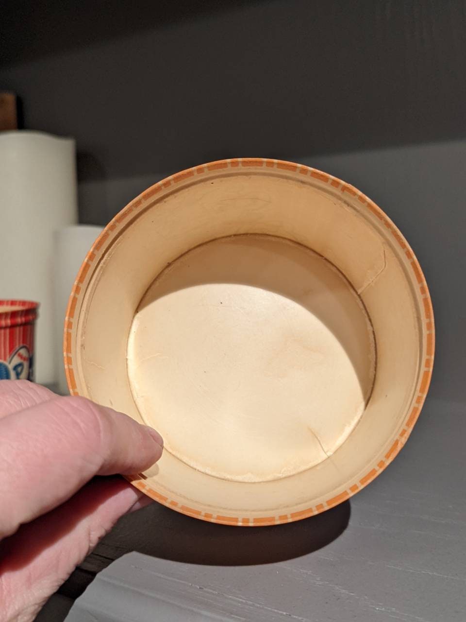 1950s/60's Happy Easter Borden's Cottage Cheese Container