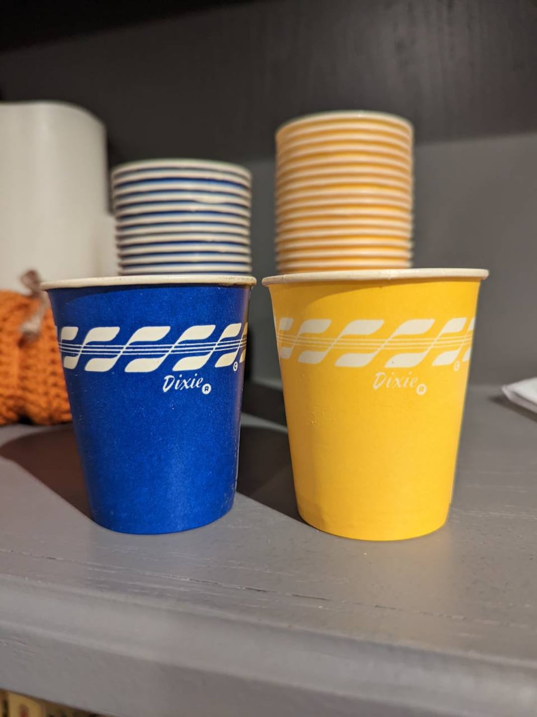 NOS 1960's Retro Dixie Waxed Paper Cup Old & Original Ice Cream Soda