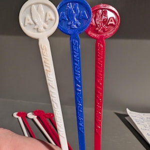 Bastoncino da cocktail American Airlines anni '60 - Vecchio e originale - SCELTA di viaggio vintage