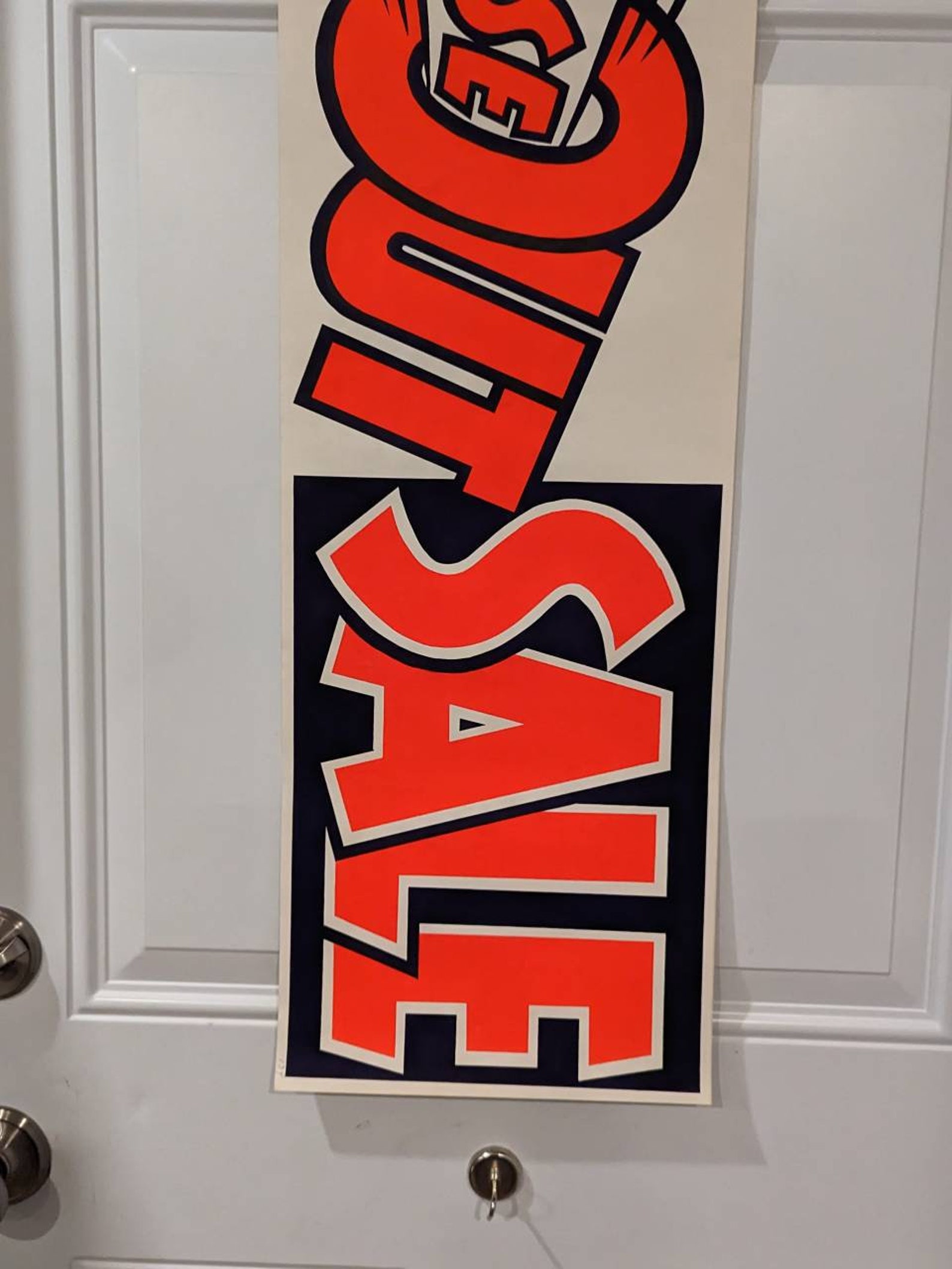 Original 1940s Closeout Sale Shop Sign Vintage Sign Poster Etsy