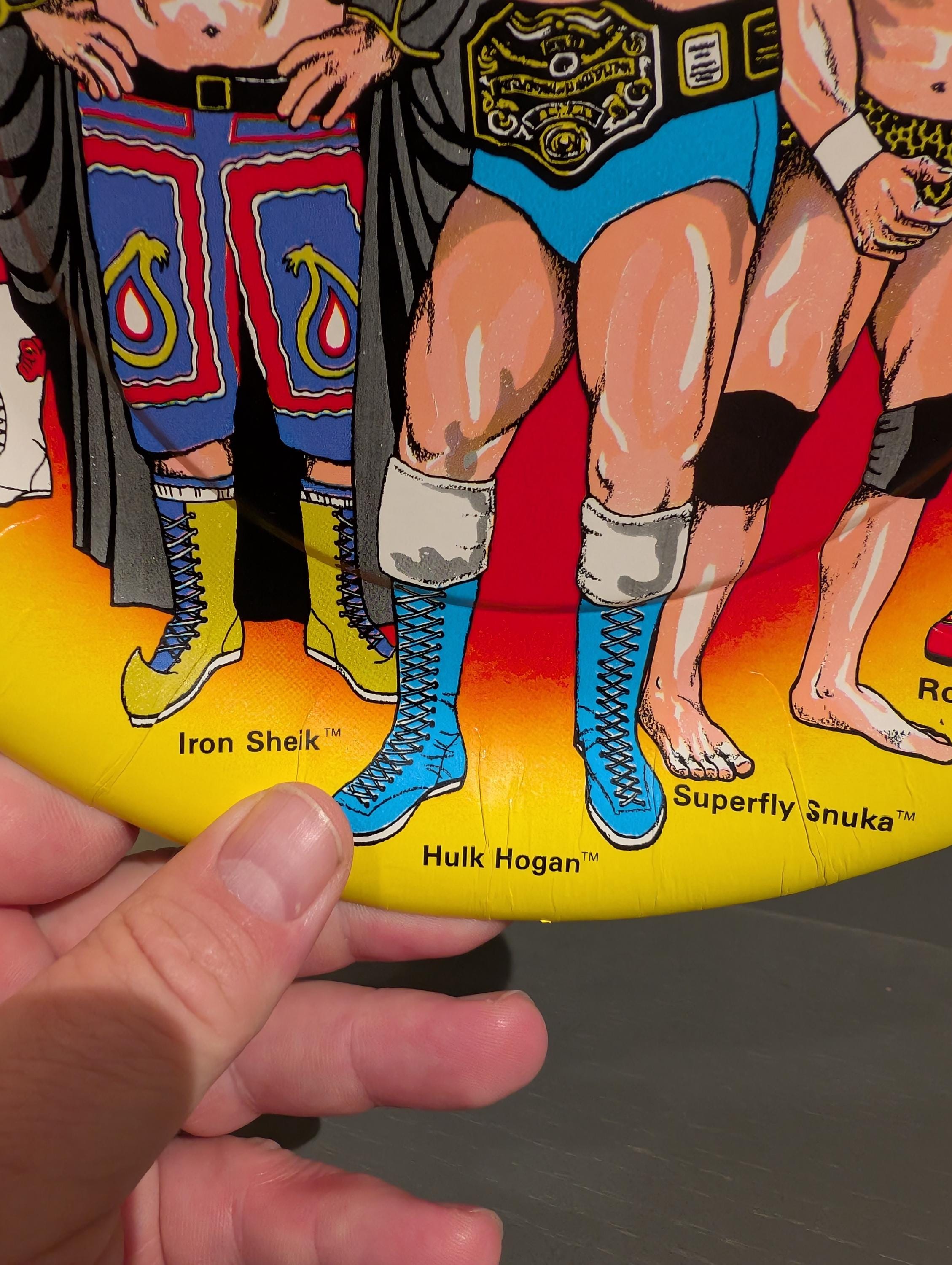 NOS 1985 WWF Happy Birthday Plate Themed Birthday Paper Plates