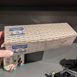 1940's Downyflake Doughnuts Box Old & Original Bakery - Vintage Carton