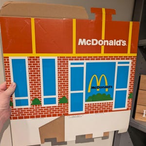 1979 McDonald&#39;s Happy Meal Family Box shaped like restaurant l  - Old & Original
