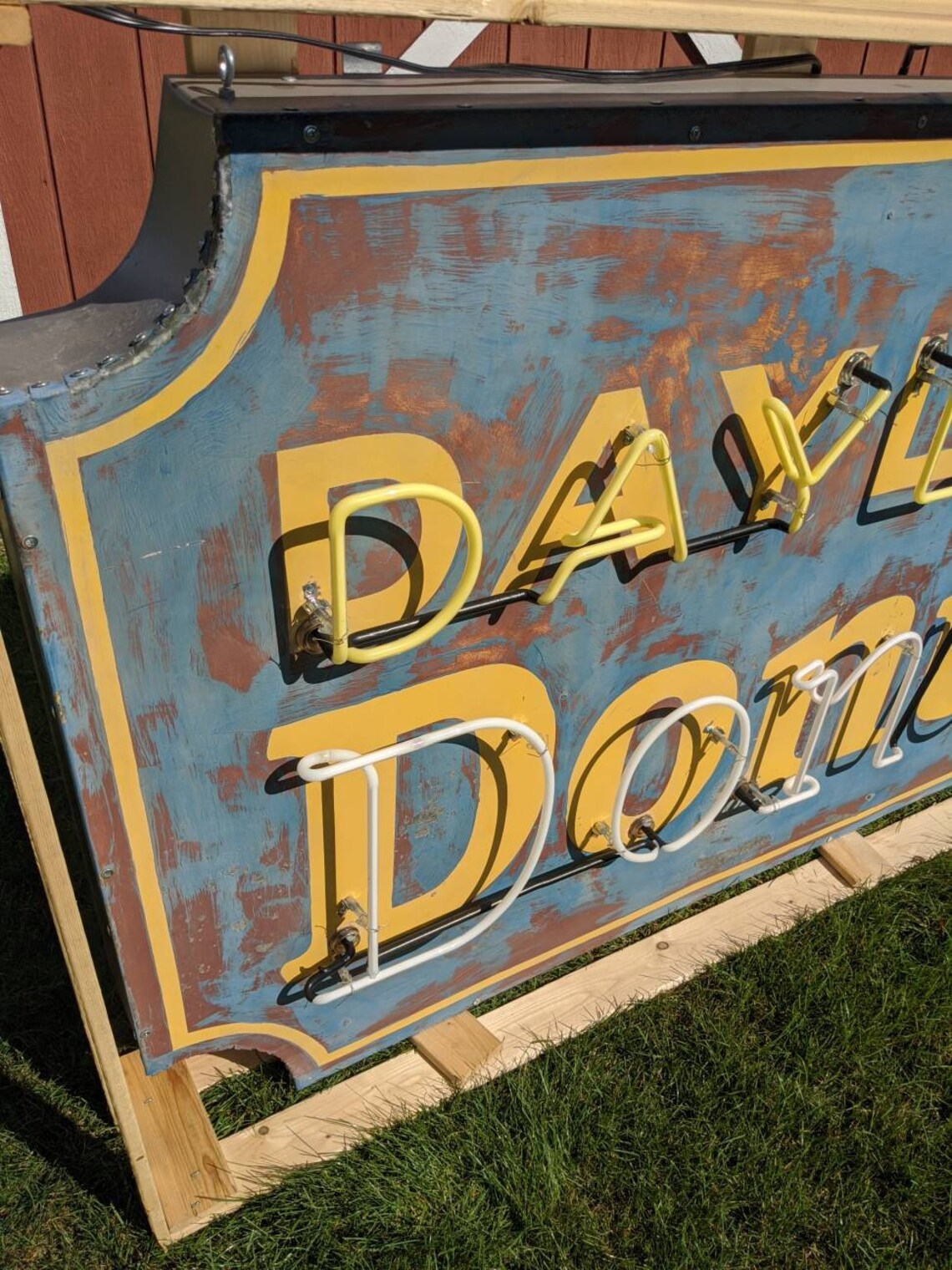 Old Original 1940's Daylight Donuts Shop Vintage Neon Etsy
