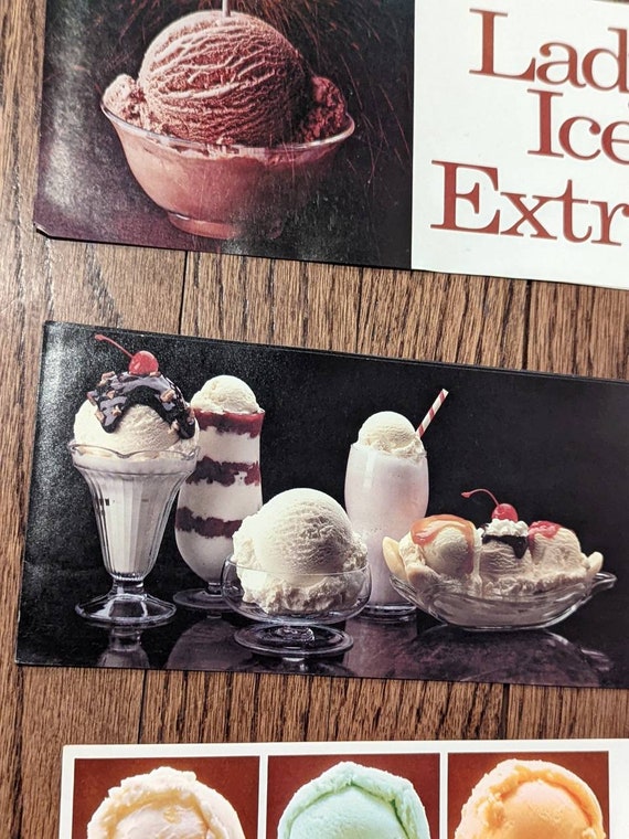 1970's Borden's Dairy Ice Cream Paper Soda Fountain Signs CHOICE