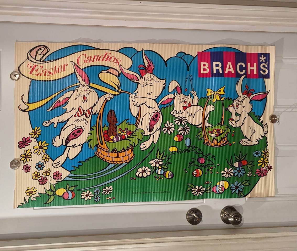 Large 1986 Brach's Candy Easter Candies Treats Display Original Grocery  Store Sign Vintage Easter Peter Rabbit Sign Kitchen Decor -  Canada