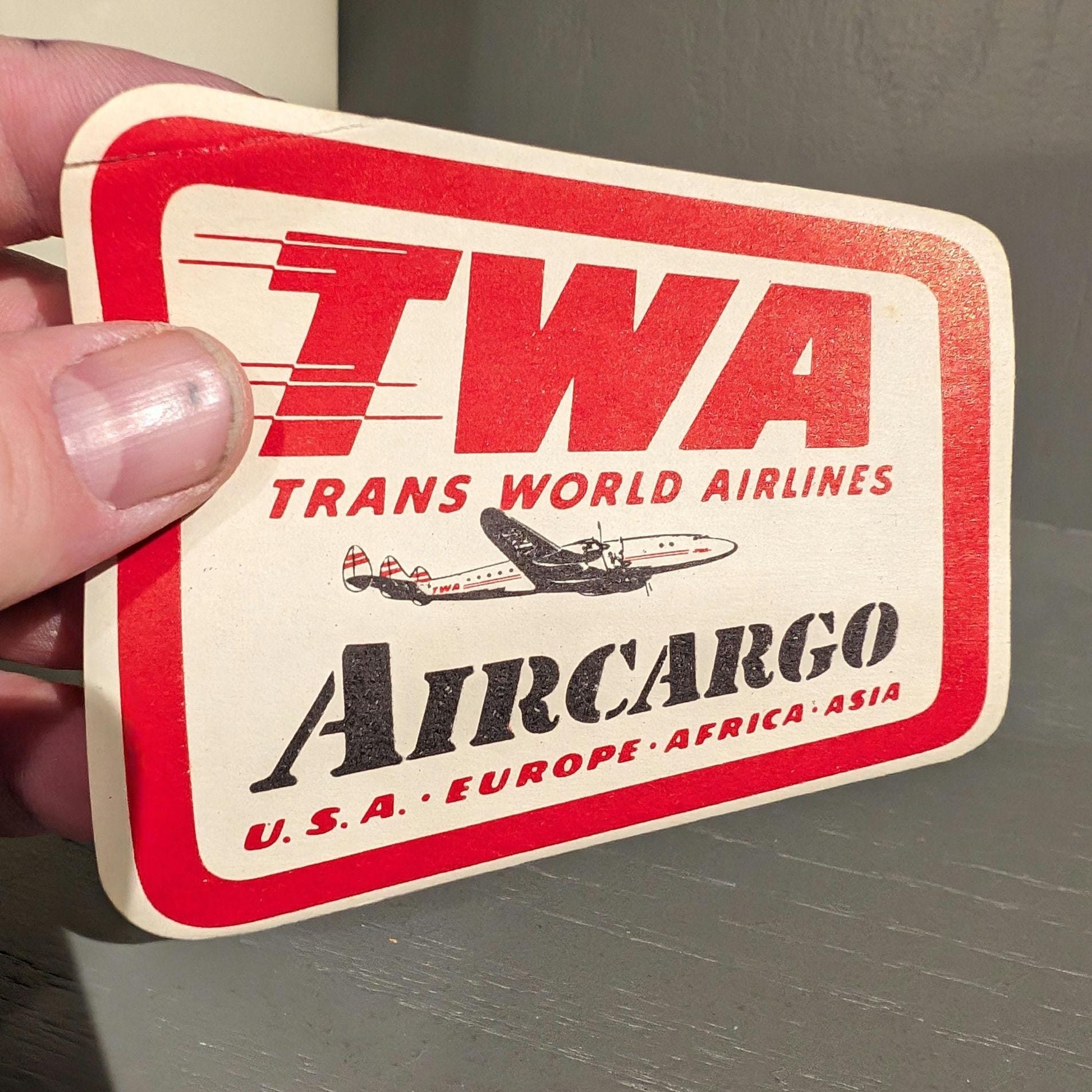 Twa Airlines Sticker - Etsy