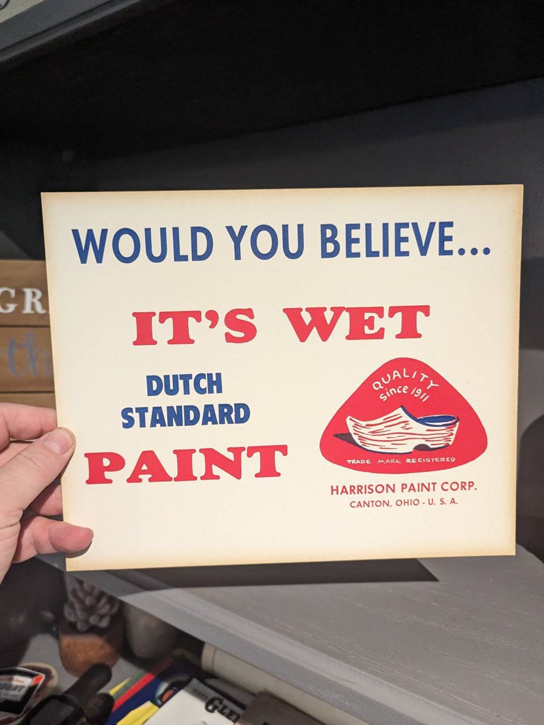 レア アンティーク DUTCH BOY PAINT バケツ ビンテージ 古道具