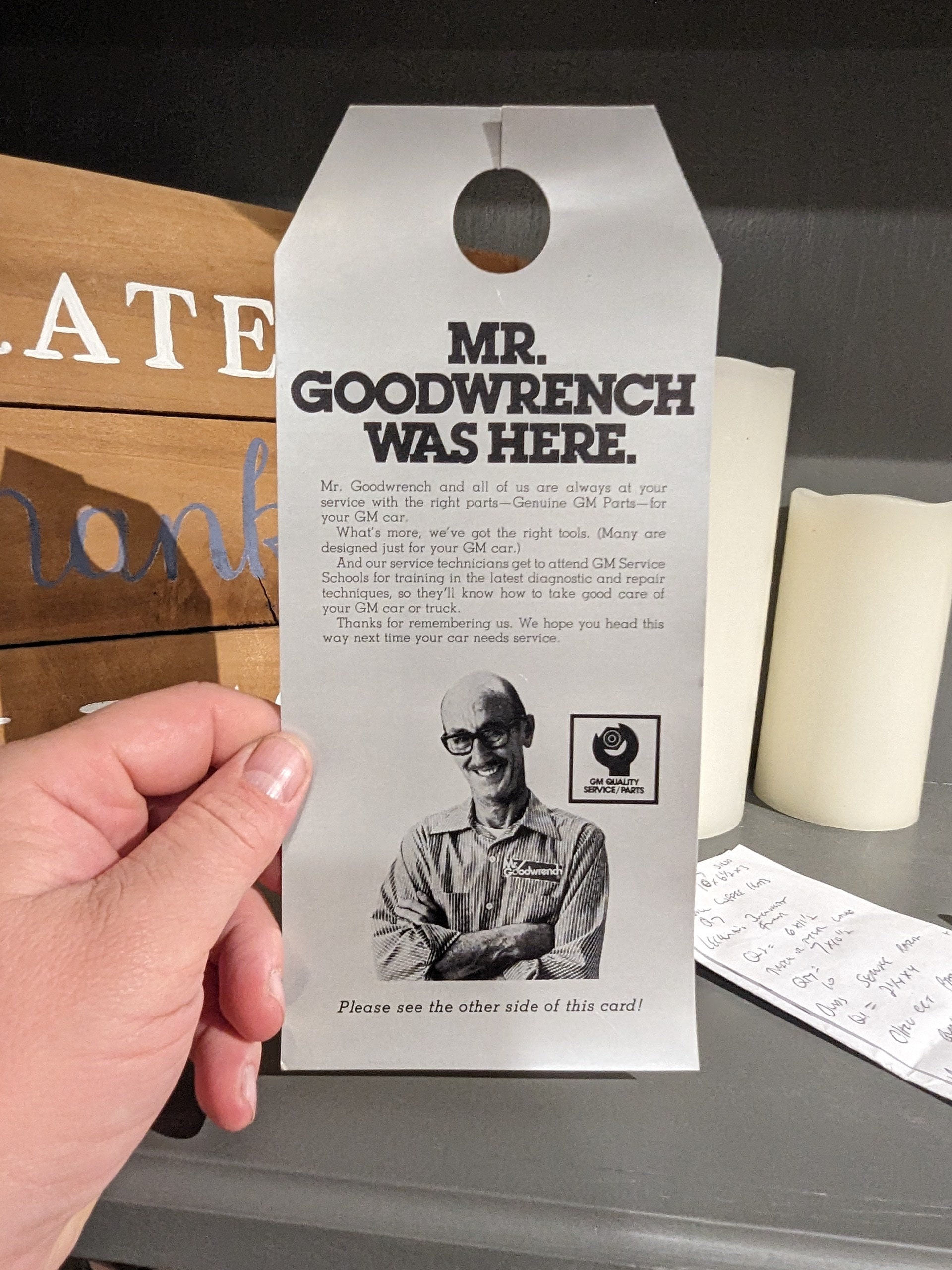 レア！1970’s GM MR Goodwrench ビンテージ ペンホルダー レア！1970's GM MR Goodwrench ビンテージ ペンホルダー VINTAGE