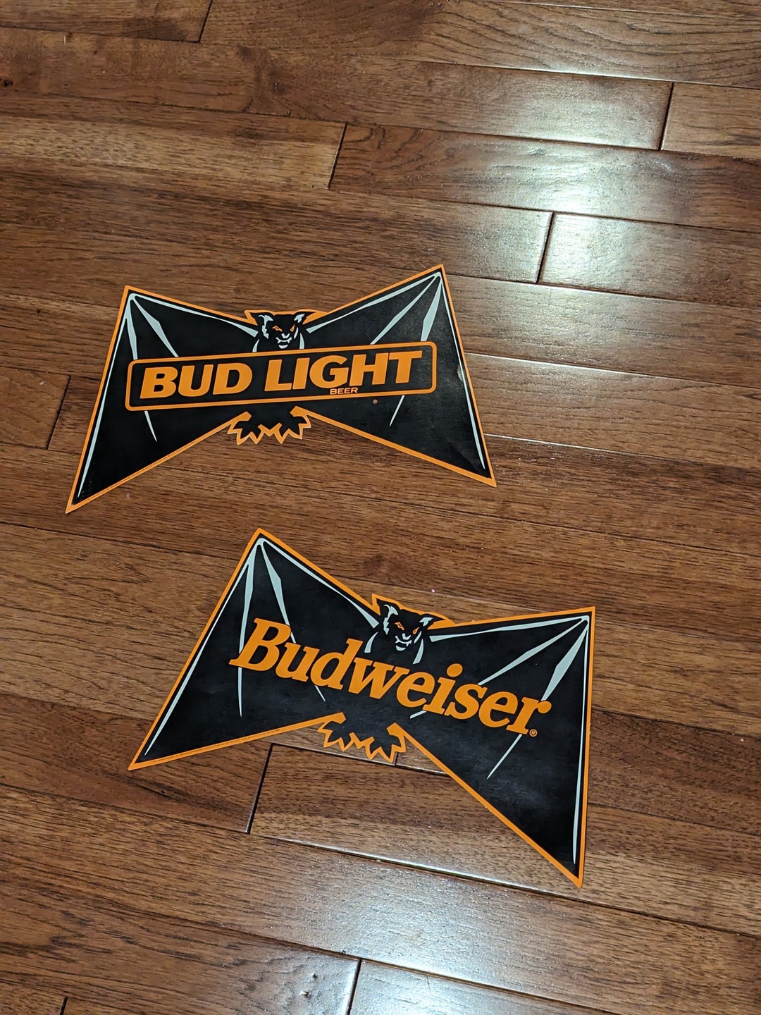 Original 1992 Budweiser Beer Die Cut Halloween Bat Display Etsy