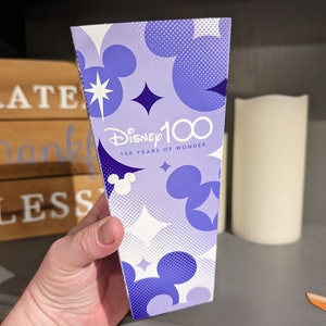 2023 Disney World Magic Kingdom 100 Years of Disney Popcorn Box - Empty used box