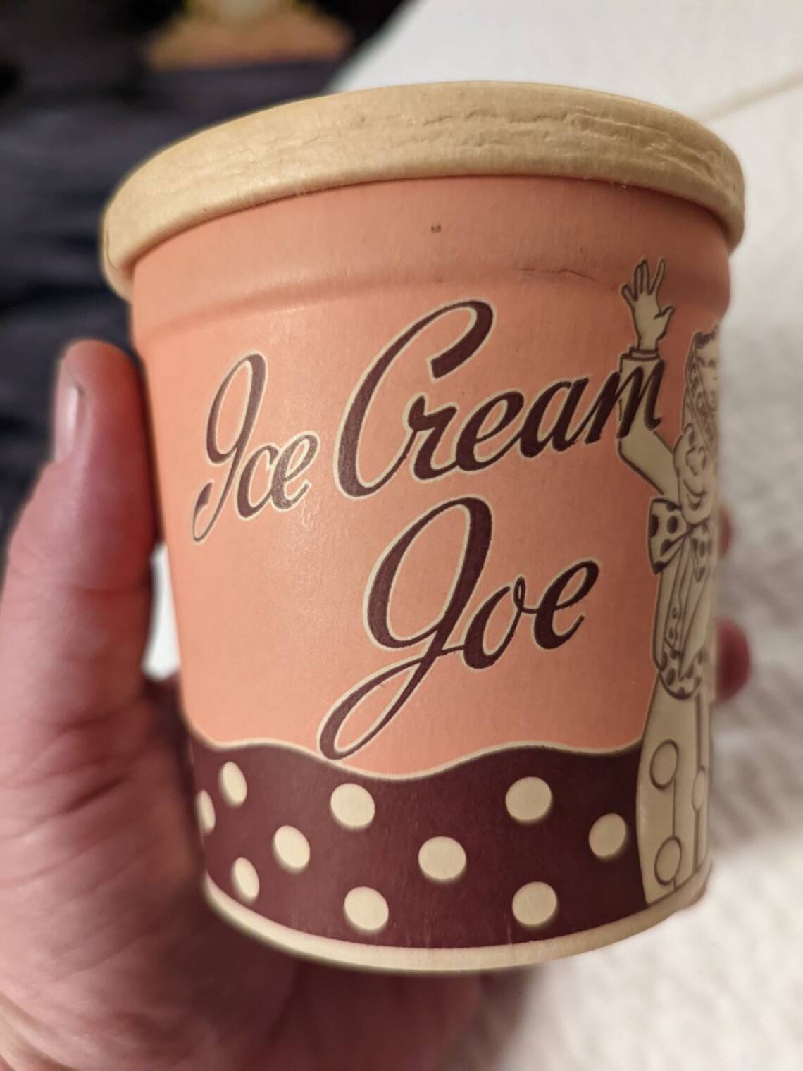Original 1940's Ice Cream Joe Ice Cream Container Pint Etsy