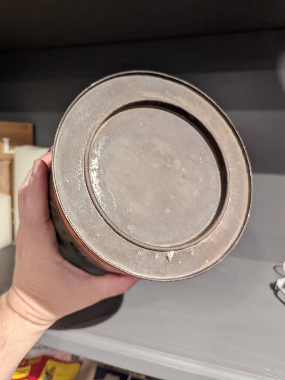 1920's High Lustre Confections Hard Candies Candy Can - Old