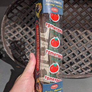1950&#39;s Fancy Kitchen Approved Delicious Tomatoes Box  Old & Original Kitchen Country Store Decor - Farm Approved!