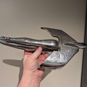 Original 1950s Nash Flying Lady Hood Ornament by Petty - Vintage