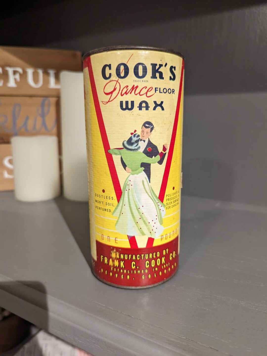 1930s 40s Cooks Dance Floor Wax Old & Original Product Etsy
