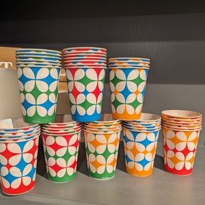 Retro Dixie Cups - Etsy