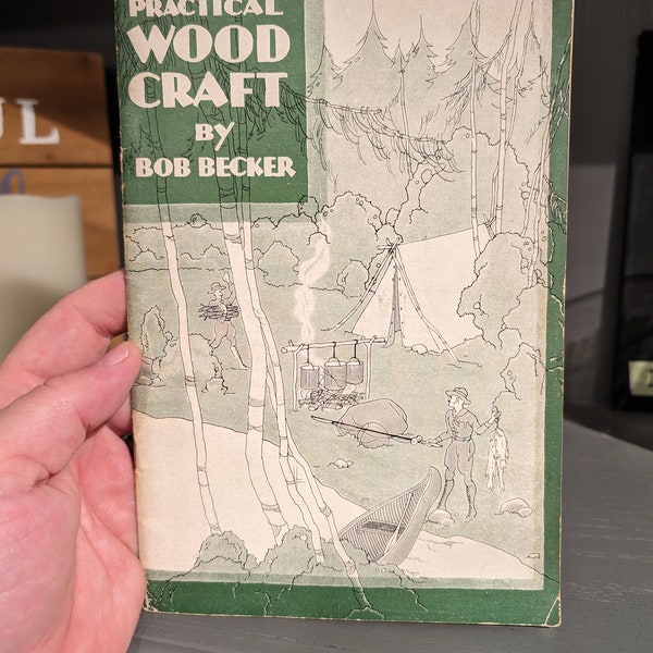 1930s 40s Practical Woodworking by Bob Becker Booklet  40   pages Chicago Tribune Chicago, Illinois