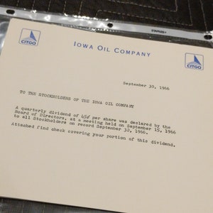Lote de 10 hojas de membrete de Cities Service de la década de 1960: material de oficina vintage.