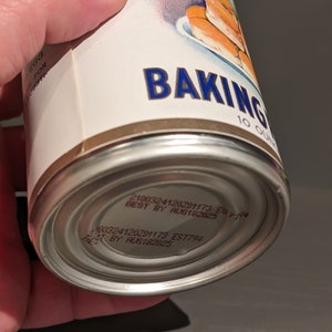 1920s 30s 40s Popover Baking Powder Can Label on Can Original Vintage ...