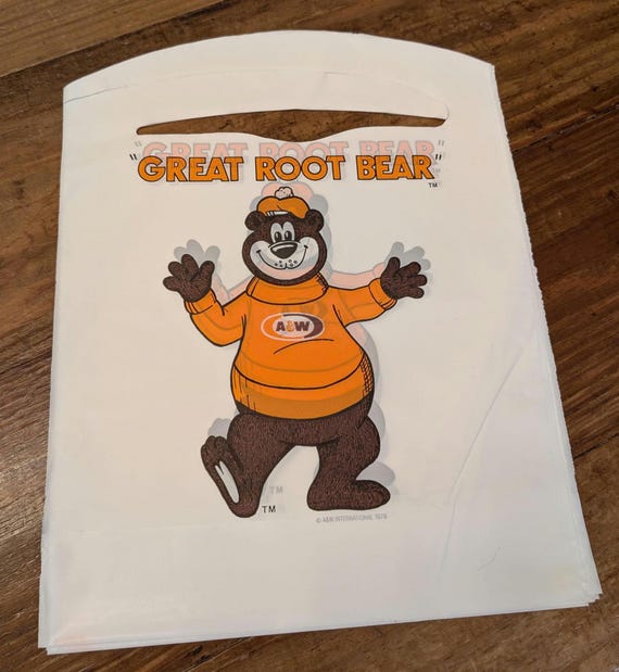 NOS 1970s A&W Root Beer Bib Plastic Child's Bib - Old Original - Etsy