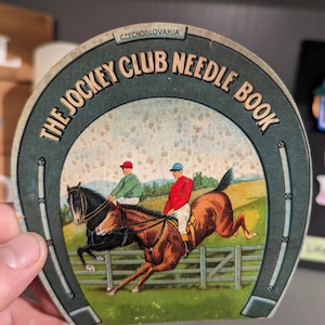 Original 1940&#39;s Jockey Club Sewing Needles  Sewing Machine Needle Book