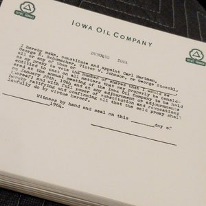Lot of 10 sheets of 1960&#39;s Cities Service Letterhead - vintage Office supplies.