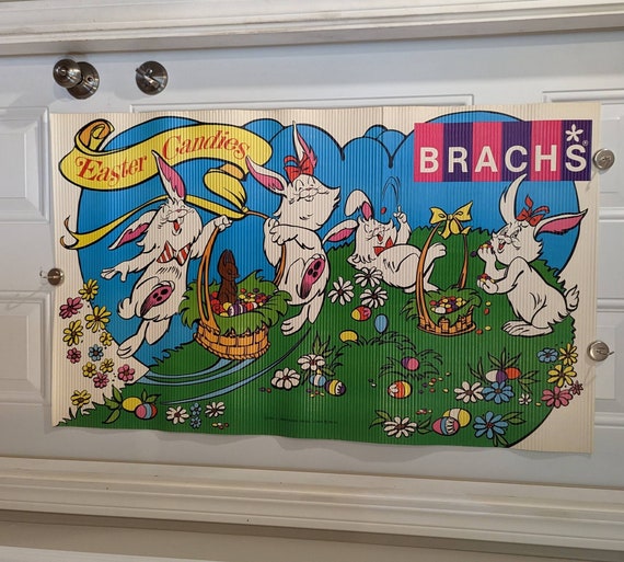 Large 1986 Brach's Candy Easter Candies Treats Display Original
