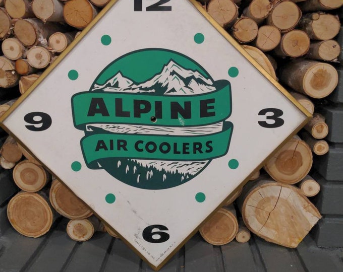 1960's Alpine Coolers Air Conditioner Pam Clock Face Old & Original Etsy