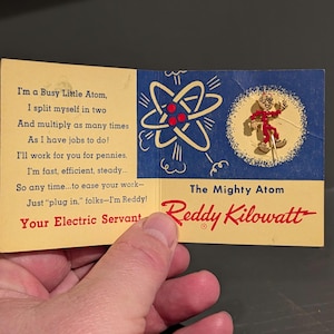 1950s Reddy Killowatt Electric Pin Vintage Advertising Mascot