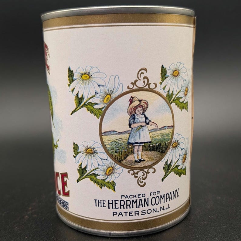 1930s Daisee Brand Apple Sauce Can Label on Can - Herrman Company ...