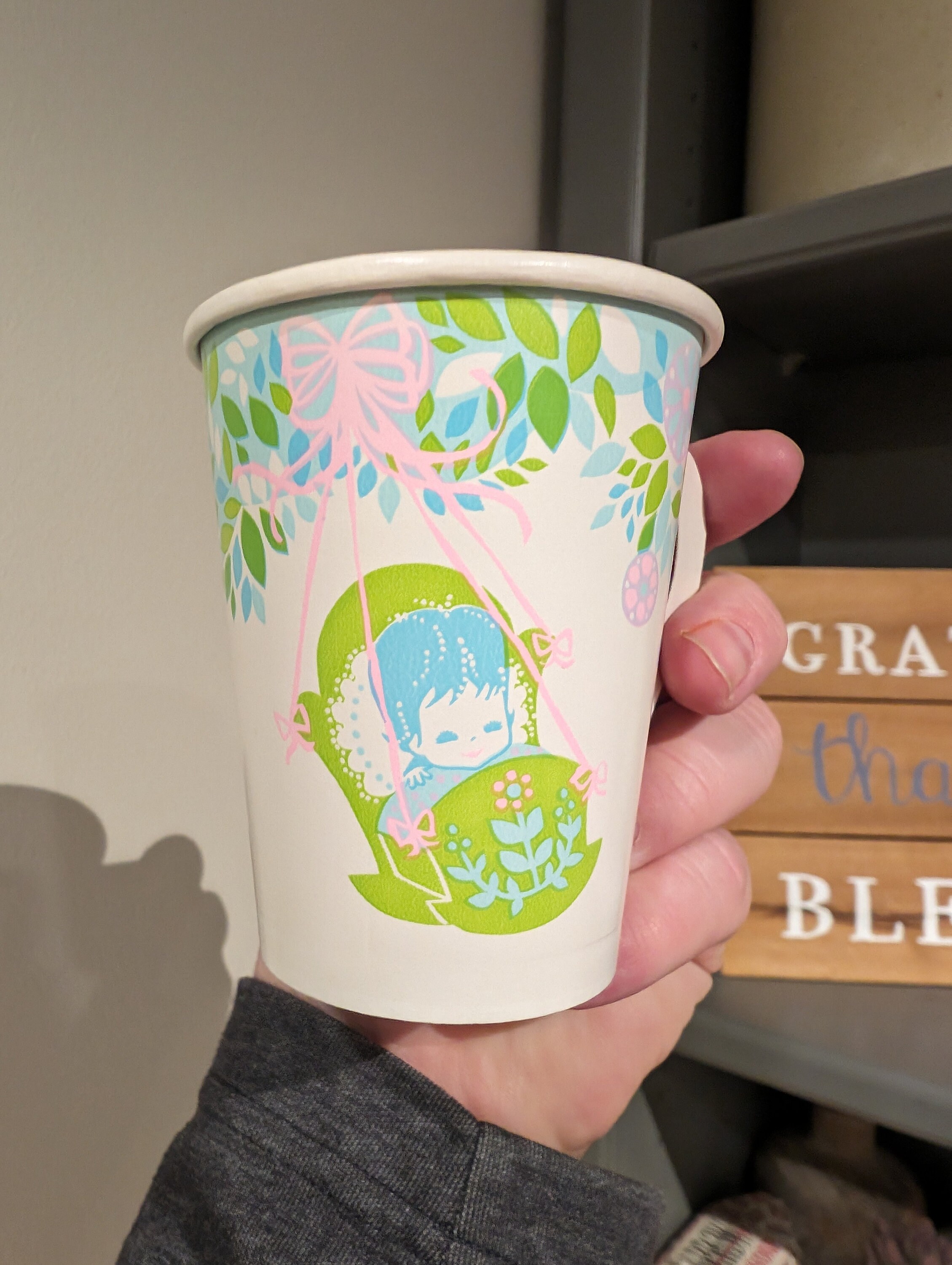 レア！DIXIE　フリントストーン　紙コップ Buthroom Cups VTG 1990 Jetsons Flintstones Dixie Cup Holder 4.5