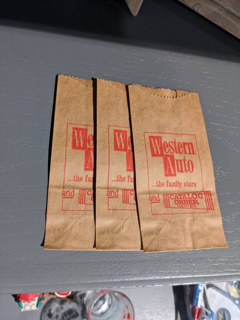 Lot of 3 NOS 1960's Western Auto Parts Store Parts Paper Etsy