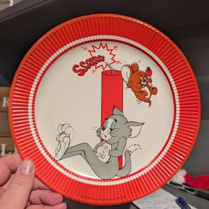 Tom Jerry Plate - Etsy