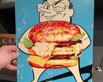Hey, Burger Lover! 3x5 FT BURGERS Flag – Perfect For Your Diner, Restaurant, Or Backyard Grill!