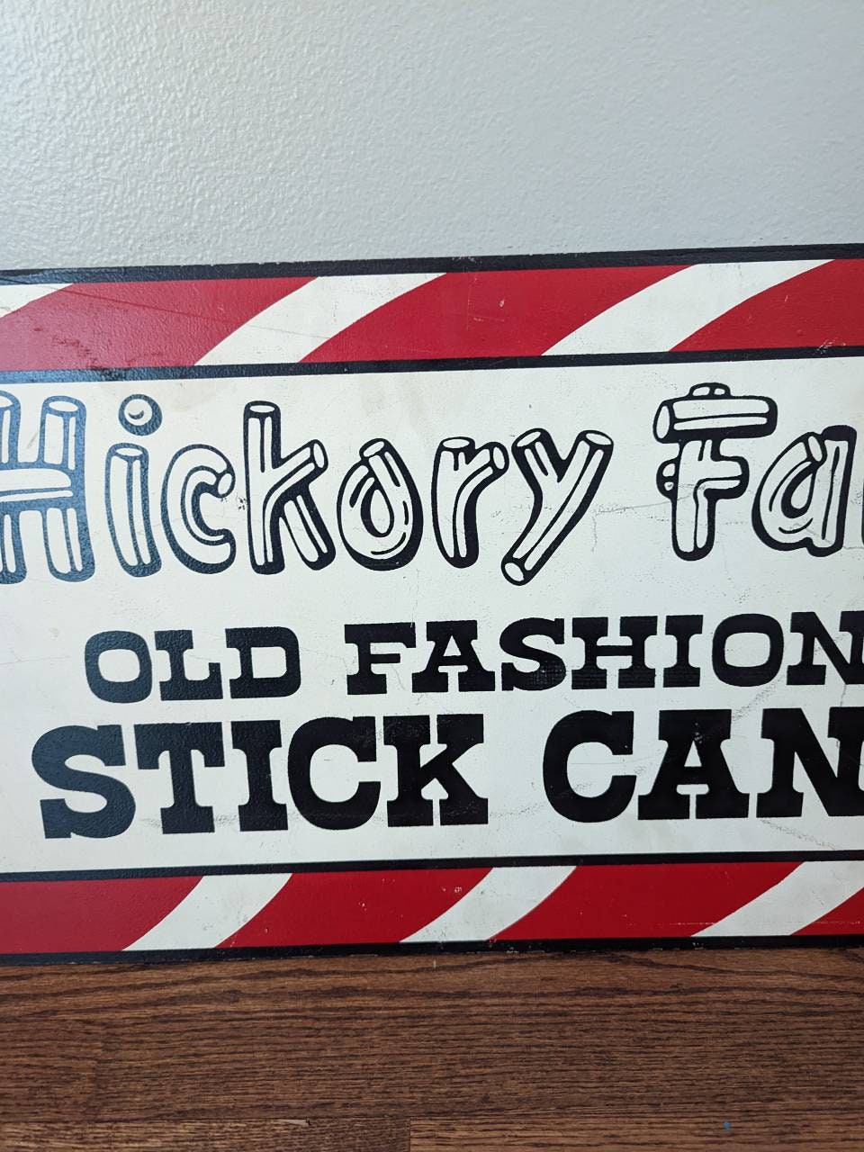 Large Original 1960's/70's Hickory Farms Stick Candy Old