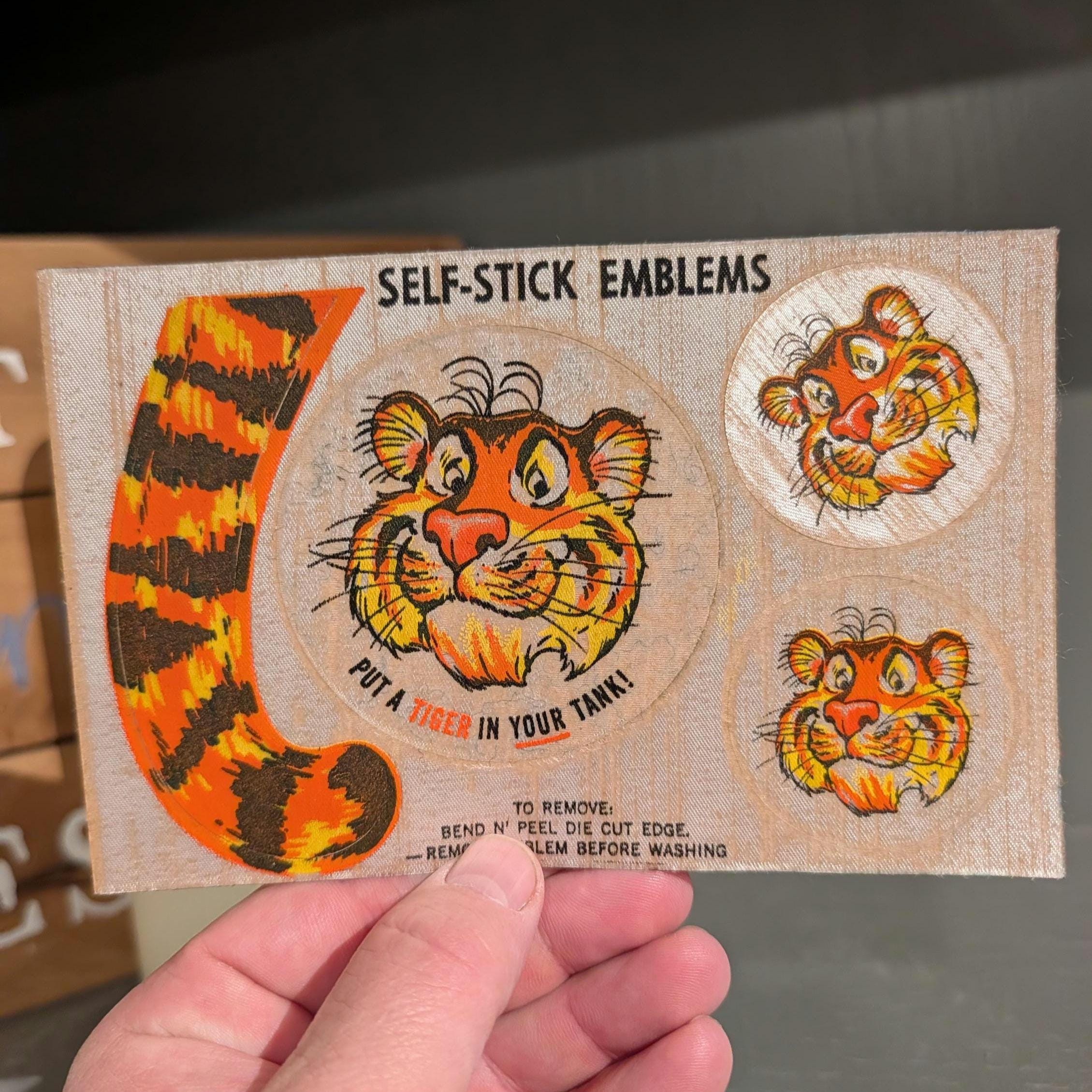 Old 1960's Esso Gas Station Tiger Giveaway - Tiger in Your Tank
