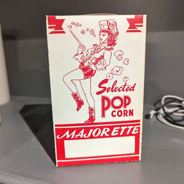 1960s Majorette Pop Corn Box- Old - Original