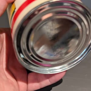 1950’s Pine Cone Tomatoes Can Label on Can Original Vintage Preston