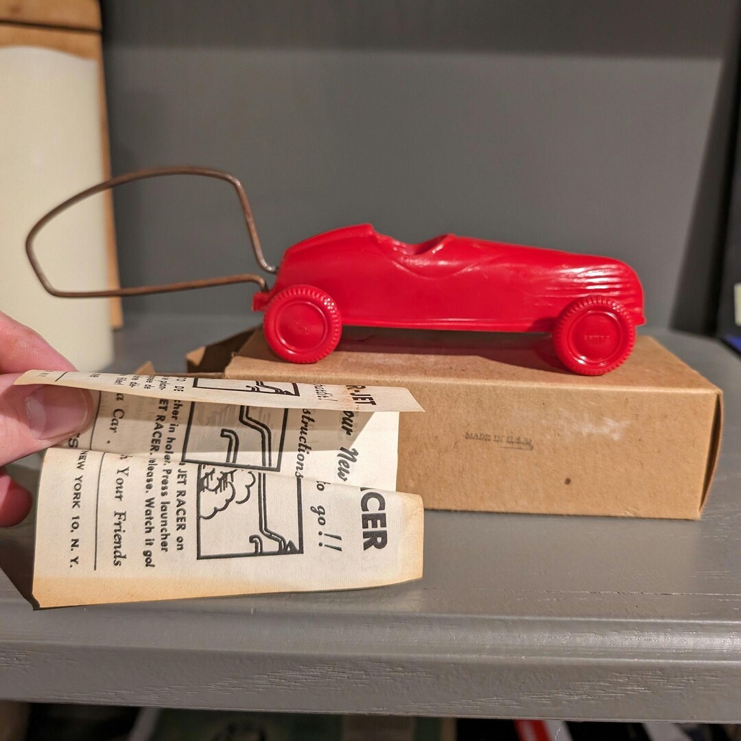 NOS 1950s Elmar Jet Super Model Jet Racer Toy - Old & Original - With ...