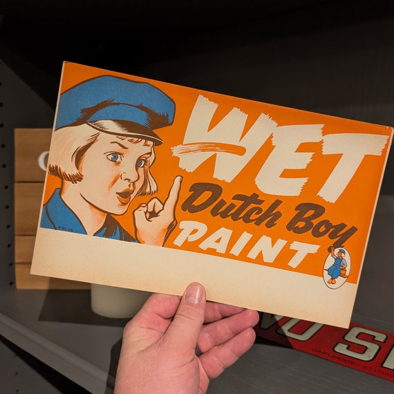 レア Dutch Boy Paints ダッチボーイ 看板 レア Dutch Boy Paints ダッチボーイ 看板